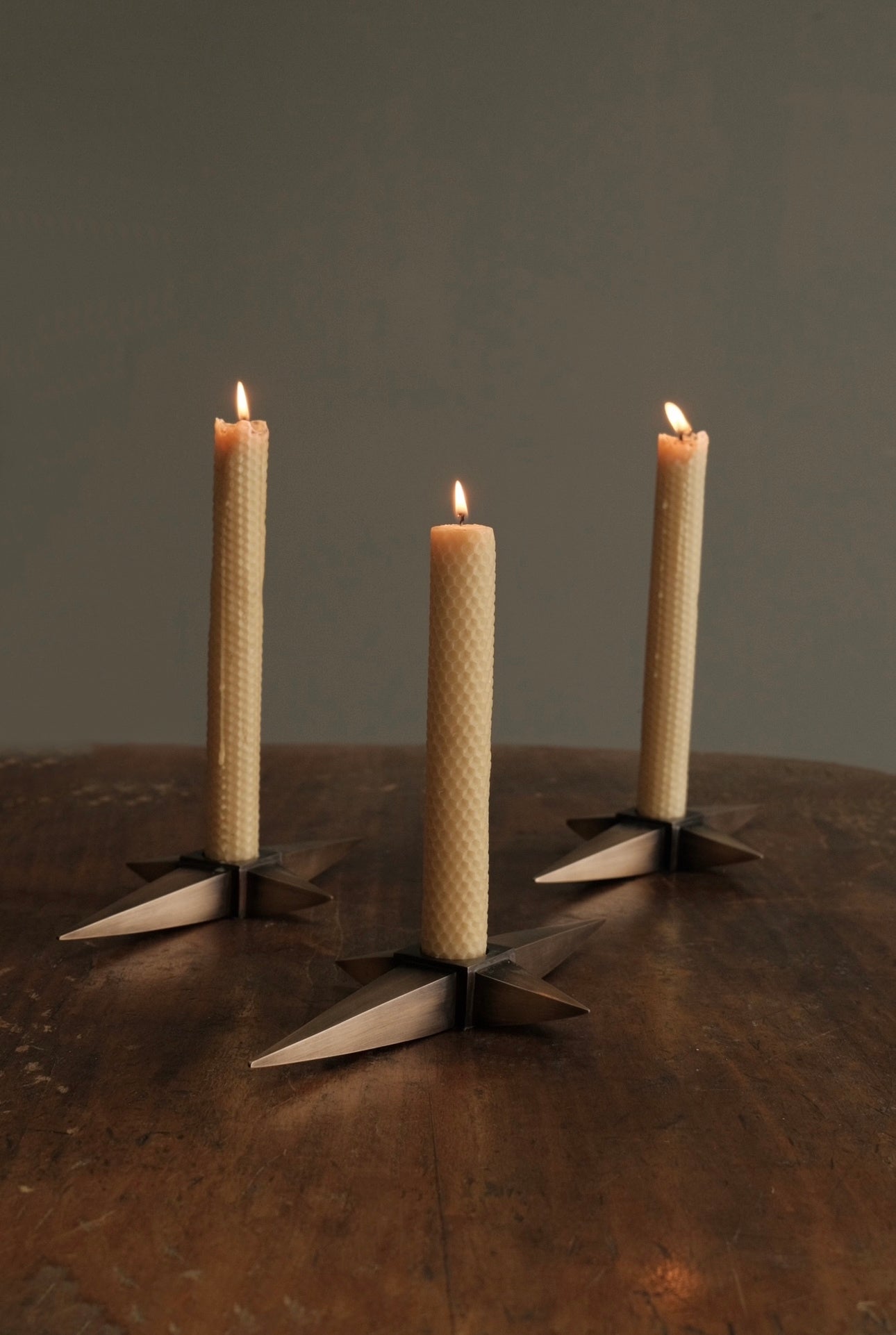 COMPASS CANDLESTICK BY LIKA MOORE